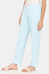 Rosaline Symmetry Knit Cotton Pyjama - Crystal Blue — thumbnail 2